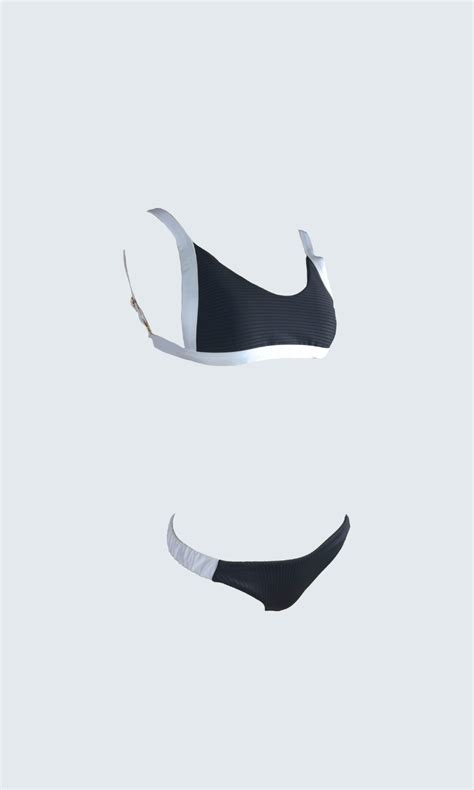 Bikini Malu Rib Negro Praia Brava