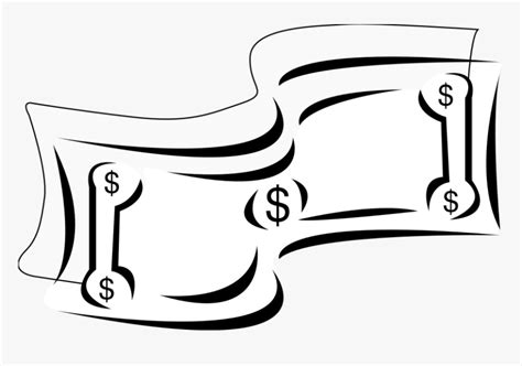 Money Sign Clip Art Black And White Free Clipart - Dollar Bill Clipart ...