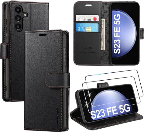 ivencase LederHülle für Samsung Galaxy A15 4G/5G Hülle und 2 Stück ...