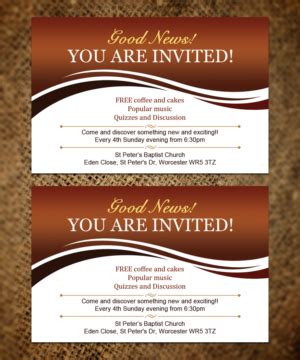 dentrodabiblia: church invitation cards