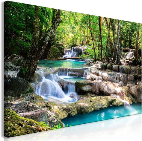 Murando Tableau Mega XXXL Cascade 170x85 Cm Impression Sur Toile