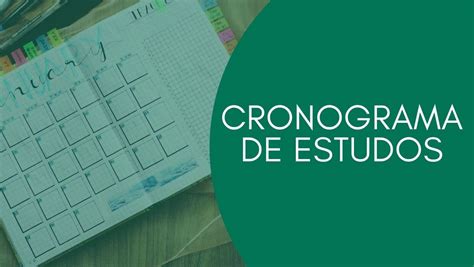 Como Montar Um Cronograma De Estudos Para Concursos