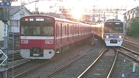 京急1500形1725編成 普通京急久里浜行き 京成高砂駅発車 北総7800形7828編成 普通印旛日本医大行き 京成高砂駅到着 Youtube