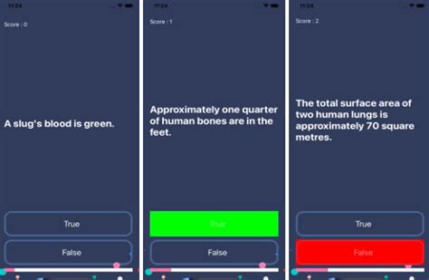 A Quiz App With True Or False Answers Following Mvc Design Pattern