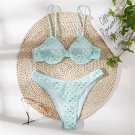 Backless Sexy Bikini Print Swimsuit On Luulla