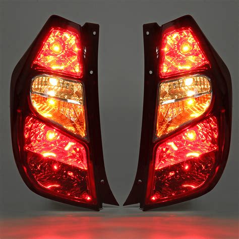 New 12v Car Leftright Tail Light Brake Trun Lamp Red For Hyundai I10