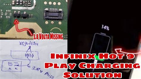 Infinix Hot Play Charging Not Save Voltage Line Missing Infinix Hot Play Charging