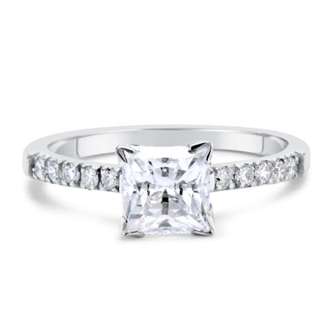 2 Carat Princess Cut Diamond Engagement Ring | Ara Diamonds