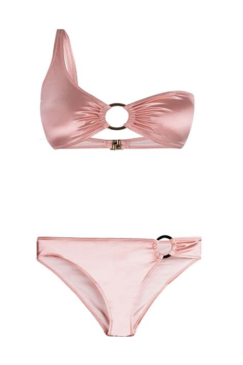 Aquella Halka Aksesuarlı Saten Pudra Bikini TakımFiyatı Yorumları Trendyol