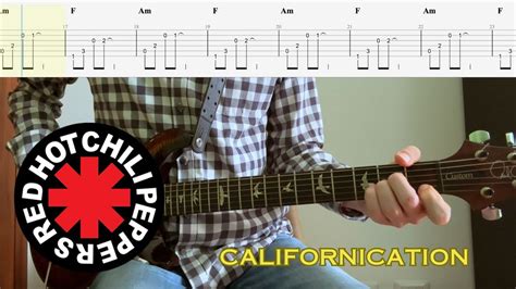 Red Hot Chili Peppers Californication Full Song Tutorial TABS YouTube