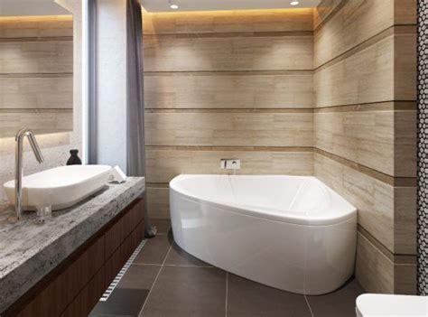 Угловая ванна в интерьере: фото - Ремонт квартир фото | Small bathroom ...