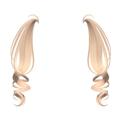 Soft Curly Pigtail Extensions In Blonde Roblox
