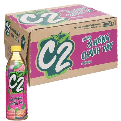 Trà xanh C2 vị ổi hồng chanh dây chai 455ml – Chuỗi Tạp Hóa Việt ...