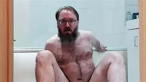 Locktober Challenge Chastity Locked Bear Jerks Off Dildo XHamster