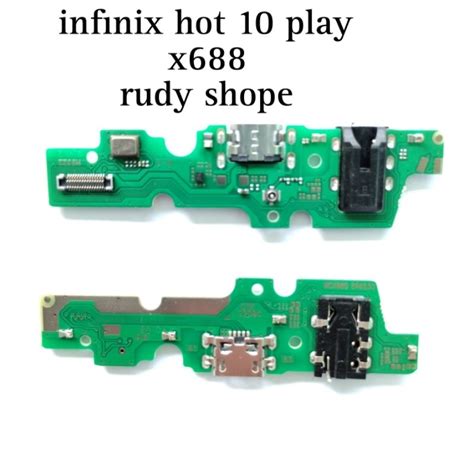Jual Konektor Charger Infinix Hot Play X Papan Cas Mic Pcb Board Shopee Indonesia