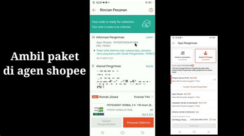 Cara Ambil Paket Di Agen Shopee YouTube