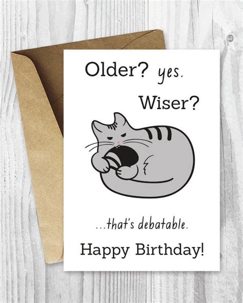 funny happy birthday printable cards  printables