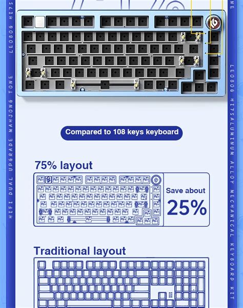 Leobog Hi Hot Swappable Mechanical Keyboard Backseat Gaming