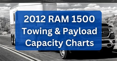 2012 Dodge Ram 1500 Towing Capacity And Payload With Charts