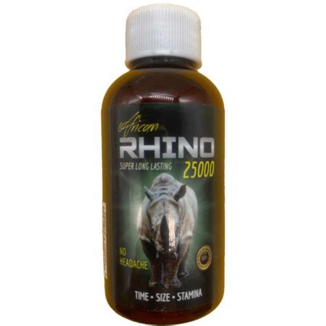 African Rhino 25000 Sexual Enhancement Drink Bottle Rhino Platinum 7