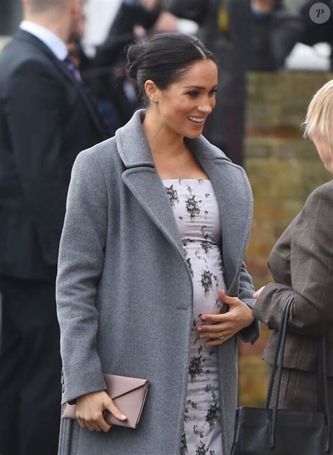 Photo Meghan Markle Duchesse De Sussex Enceinte Visite Le Foyer