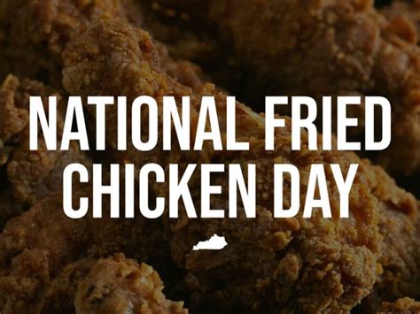 National Fried Chicken Day - KY Supply Co