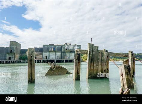 Patea New Zealand February 28 2024 Old Freezing Works Building
