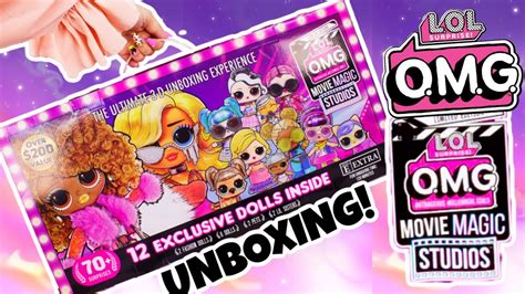 LOL OMG MOVIE MAGIC Studios Set UNBOXING! 12 Exclusive Dolls 2 New OMG ...