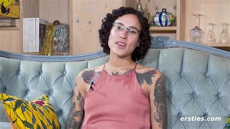 Ersties Tattooed Brunette Gets Off With A Dildo