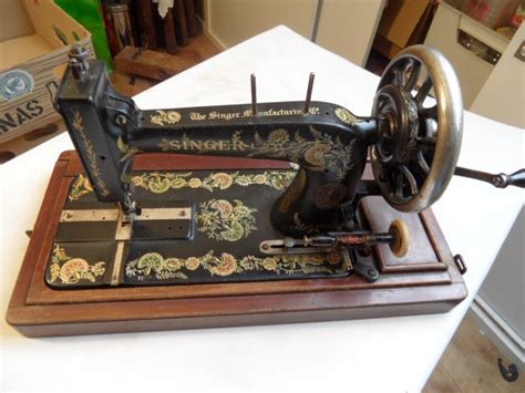 Singer 48k Sewing Machine With Dust Cover 1908 Steel Catawiki