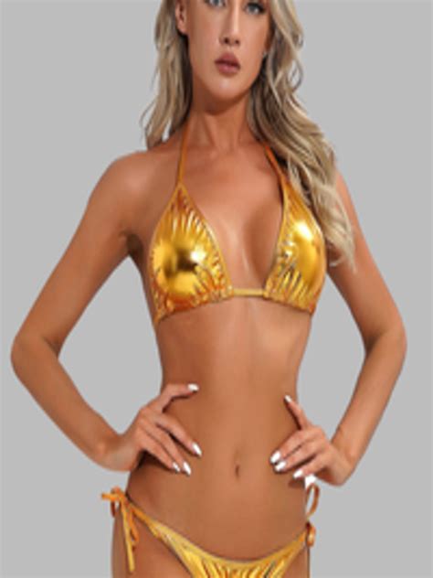 Buy FIMBUL Halter Neck Swim Bikini Set Swimwear For Women 27882398 Myntra