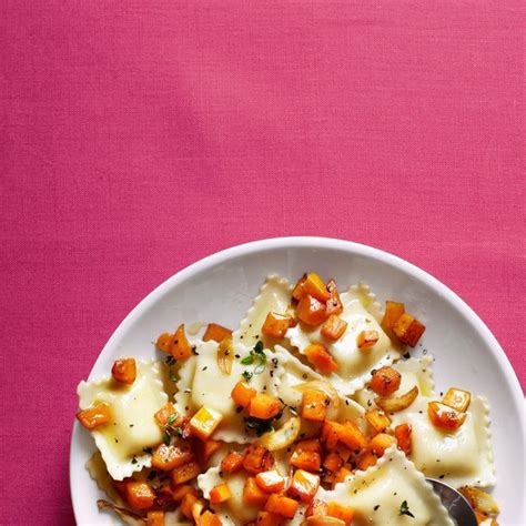 Ravioli With Saut Ed Butternut Squash And Thyme Recipe Recipe Thyme