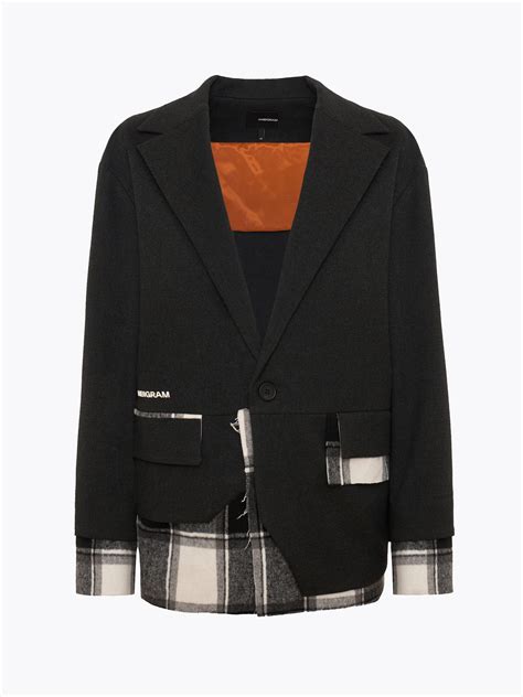 Пиджак «Клетка». Графит – AMBIGRAM