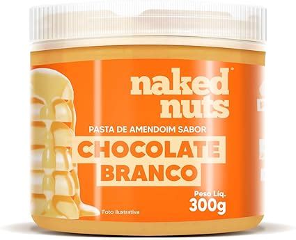 Naked Nuts Pasta De Amendoim Chocolate Branco 300G Amazon Br Alimentos E Bebidas