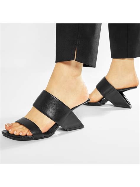 Pantoletten United Nude Loop Hi S Schwarz Eschuhe De