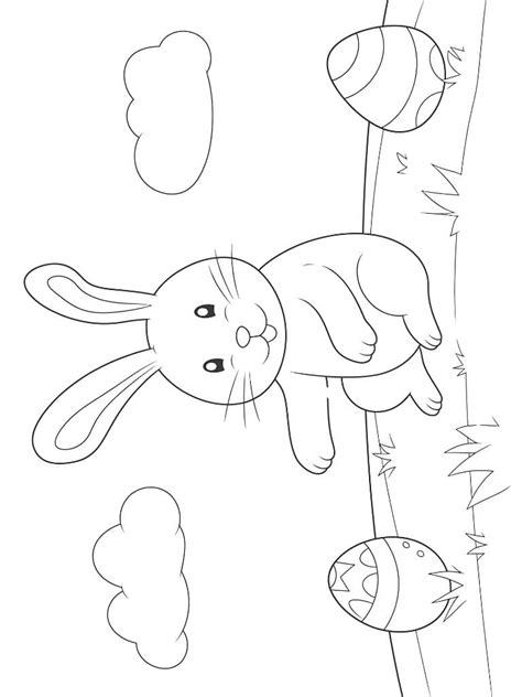 Osterhase Ausmalbilder Ostern Frohe Feiertage Symbole Für Kinder