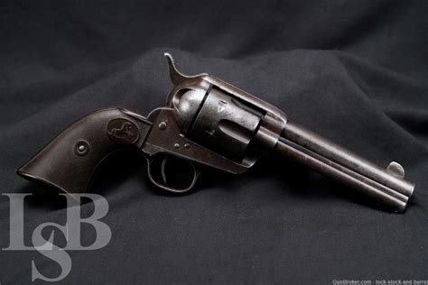 Colt 1st Gen Single Action Army 4 3 4″ Saa 45 Revolver Mfd 1893 Antique Lock Stock And Barrel