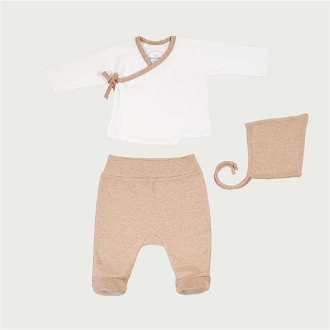 Conjunto Tipi Sand Piezas Ropa Org Nica De Bebe Akawara