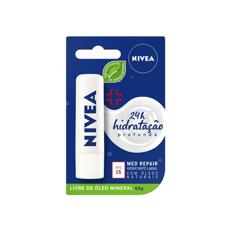 Protetor Labial Nivea Med Repair Fps 15 Beleza Na Web