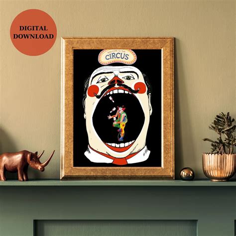 Circus Digital Art Circus Wall Art Circus Digital Art Gidimini