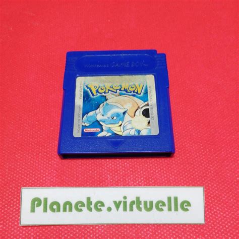 Pok Mon Version Bleue Game Boy Prix Photo Pr Sentation