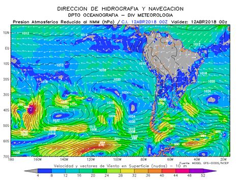 Boletín diario de las Condiciones Ocenográficas Jueves 12 Abril 2018