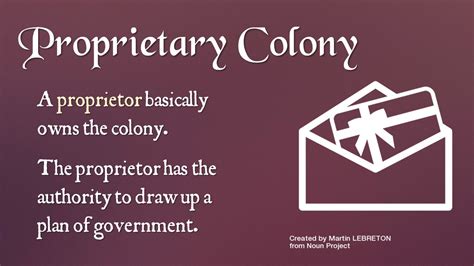 Proprietary Colony