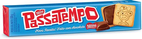 Biscoito Recheado Chocolate Passatempo 130g