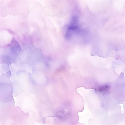 Soft Pastel Watercolor Wash Purple Texture Premium Ai Generated Image