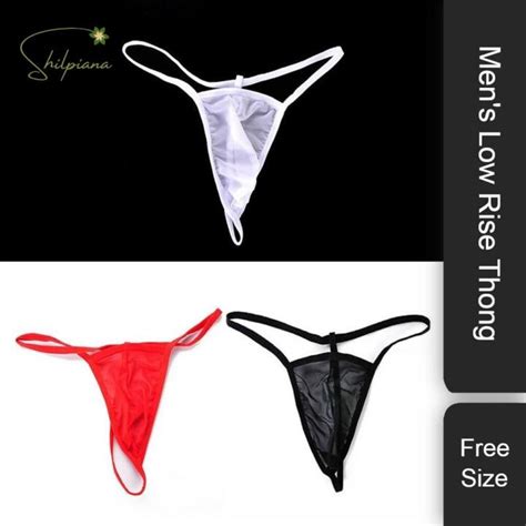 Pieces Mens Sexy Low Rise Briefs Thong Underpants Lingerie From Shilpiana Stylish