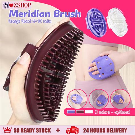 【sg 24h Ship】meridian Brush Handheld Massage Brush For Body Stomach Massager Body Thin Slimming