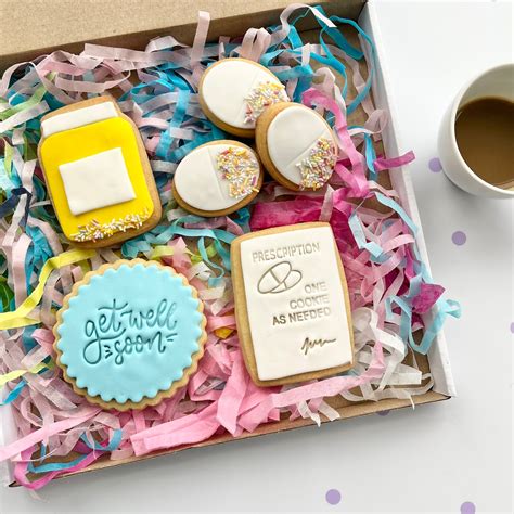 Get Well Soon Cookie Box Gardners Cakes