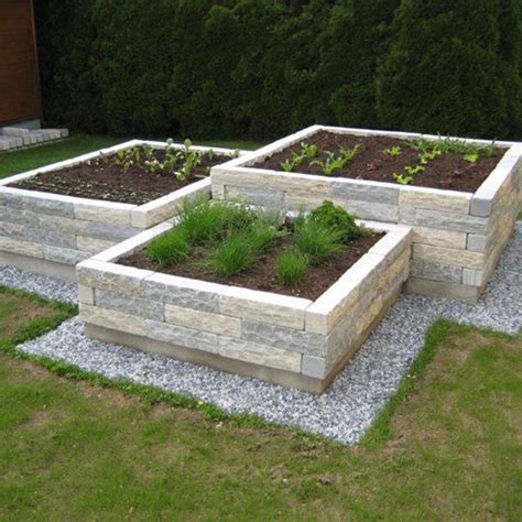 Hochbeet Naturstein Landscaping With Rocks Backyard Garden Backyard