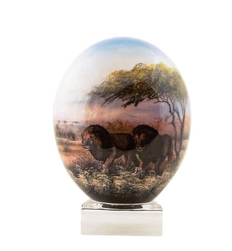 Ostrich eggs painting in Cape Town, South Africa - Maiden Africa Shop